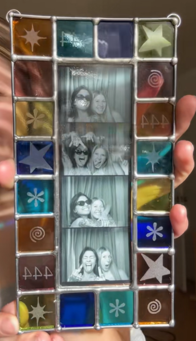 🔥LAST DAY 49% OFF - ✨Handmade Stained Glass Photobooth Frame