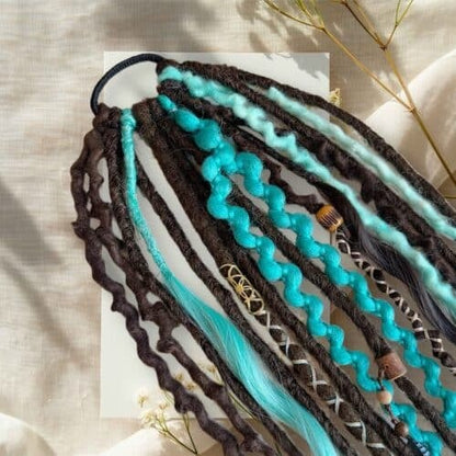 🔥Last Day 49% OFF - 👩🏼‍🦱Elastic Dread Ponytail Salty Soul
