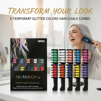 ✨Festive Fun Hair Chalk Combs🌈