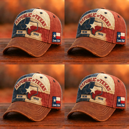 🎉New Year Flash Sale 49% OFF🤩Lone Star Legacy Texas Republic Cap🎁