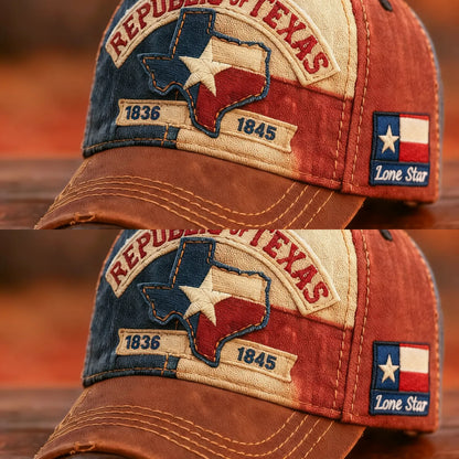 🎉New Year Flash Sale 49% OFF🤩Lone Star Legacy Texas Republic Cap🎁