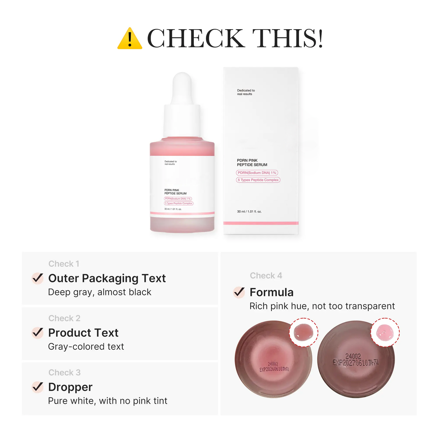 PDRN Pink Peptide SerumㅣPink Glow SerumㅣSalmon DNA, Salmon PDRN, Peptides, Uneven Skintone, Glowy skin, Kbeauty, Korean Skincare