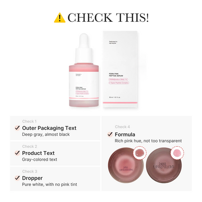 PDRN Pink Peptide SerumㅣPink Glow SerumㅣSalmon DNA, Salmon PDRN, Peptides, Uneven Skintone, Glowy skin, Kbeauty, Korean Skincare