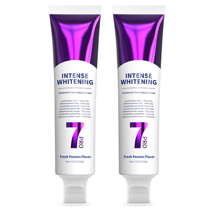 New 7-Pro Intensive Toothpaste | Upgraded Purple Formula with 7 Probiotics | Deep Enamel Repair & Long-Lasting Freshness