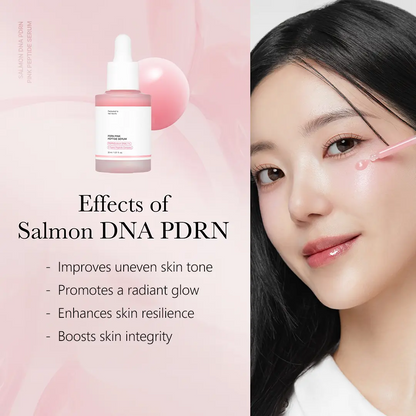 PDRN Pink Peptide SerumㅣPink Glow SerumㅣSalmon DNA, Salmon PDRN, Peptides, Uneven Skintone, Glowy skin, Kbeauty, Korean Skincare
