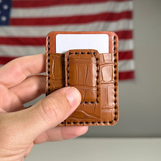 Handmade Genuine Mississippiensis Alligator Wallet