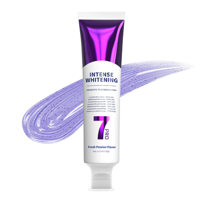 New 7-Pro Intensive Toothpaste | Upgraded Purple Formula with 7 Probiotics | Deep Enamel Repair & Long-Lasting Freshness