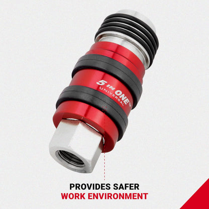 🔥LAST DAY 49% OFF - 🛠️5-in-1 Universal Safety Exhaust Air Coupler