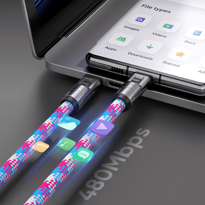 🔥Buy 3 Get 15% Off & Free Shipping✈️🔥C to C 240W Charging Cable with Wearable Bracelet Design