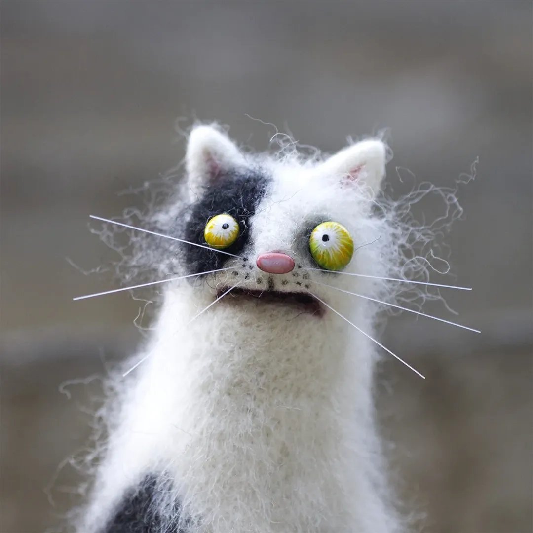 🔥LAST DAY 49% OFF -🎄✨Wool Felt Familiars – Quirky Handmade Companions