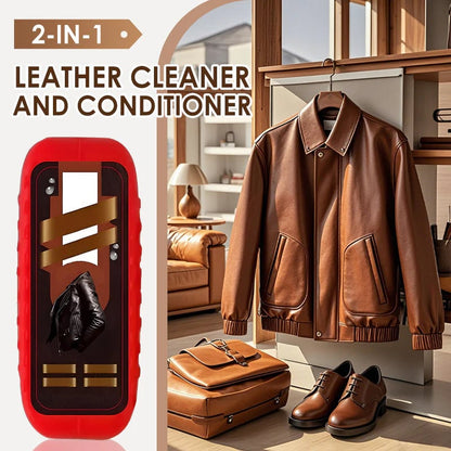 🔥Last Day 49% OFF -🧽2-in-1 Leather Cleaner and Conditioner