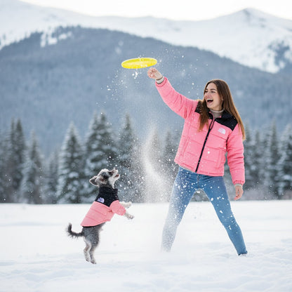 🔥Color-Block Puffer Jacket for Pets - Windproof, Waterproof, Warm & Comfortable