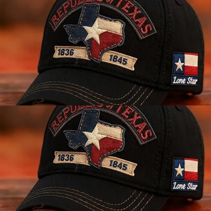 🎉New Year Flash Sale 49% OFF🤩Lone Star Legacy Texas Republic Cap🎁