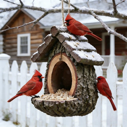 🔥Last Day 49% OFF -Vintage Treehouse Shape Bird Feeder