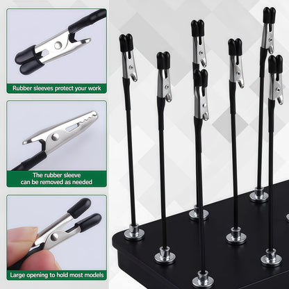 🧲MagStand Pro Magnetic Helping Hands Soldering Tool - Adjustable Alligator Clip Holder