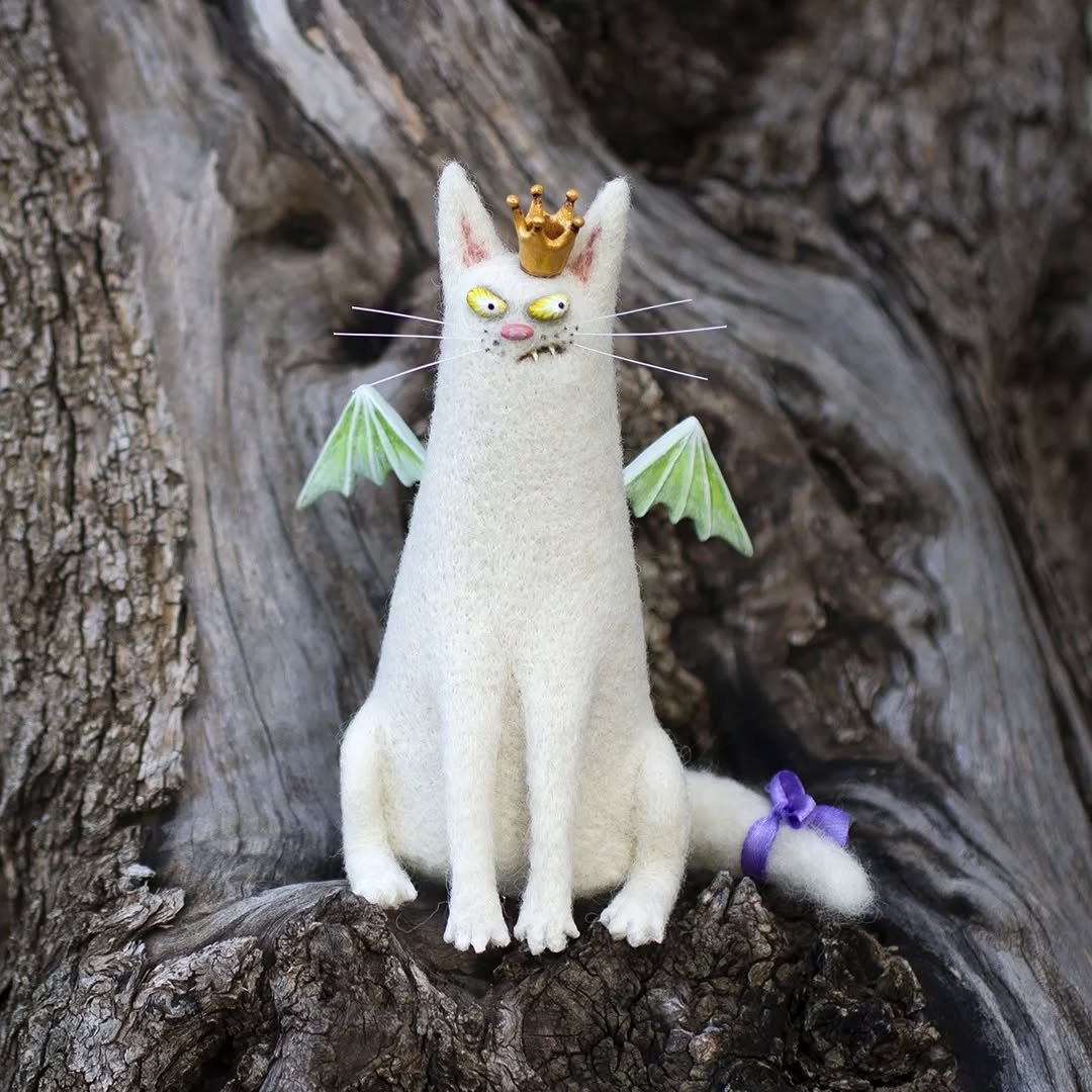 🔥Hot Sale 49% OFF🌟🐭👀Handmade Wool Felt Big-Eyed Panicked Weirdo — Quirky Plush Pal🧶