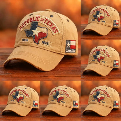 🎉New Year Flash Sale 49% OFF🤩Lone Star Legacy Texas Republic Cap🎁