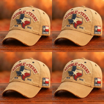 🎉New Year Flash Sale 49% OFF🤩Lone Star Legacy Texas Republic Cap🎁