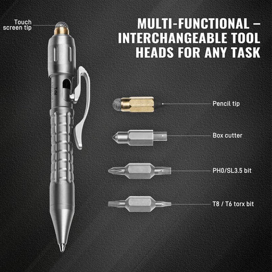 MP1 Multi-Functional Titanium Pen – Ultimate EDC Pocket Tool