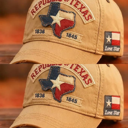 🎉New Year Flash Sale 49% OFF🤩Lone Star Legacy Texas Republic Cap🎁