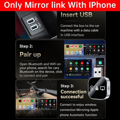 2026 Carplay 3 in 1 Wireless Mirror Link Adapter