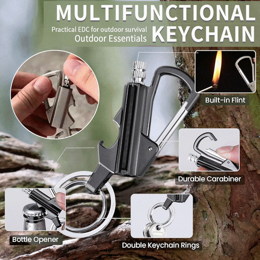 🔥LAST DAY 49% OFF💥2025 New 3-in-1 Lighter keychain