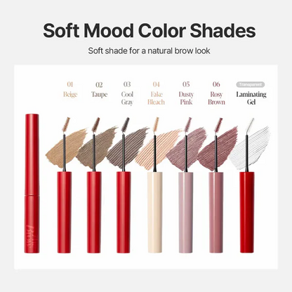 The Brow Fixing Cara | Eyebrow Coloring Mascara with 15° Angled Brush | Long-Lasting, Smudge-Proof, Waterproof | Available in 7 Shades