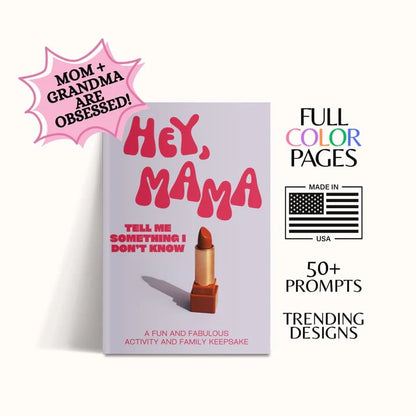 📖❤️Hey, Mama! Tell Me Something I Don’t Know—A Keepsake She’ll Cherish Forever