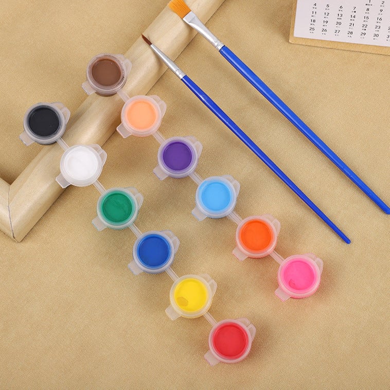 Wooden Bird & Marker Craft Kit 🦜