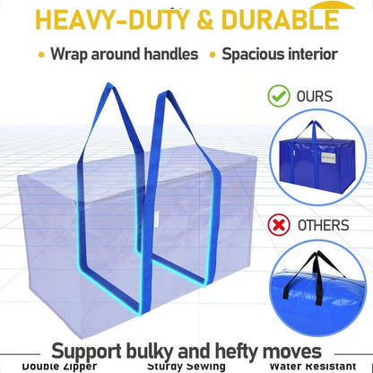 🔥LAST DAY 49% OFF-24 Gallon Extra Large Heavy Duty Foldable Moving Bags