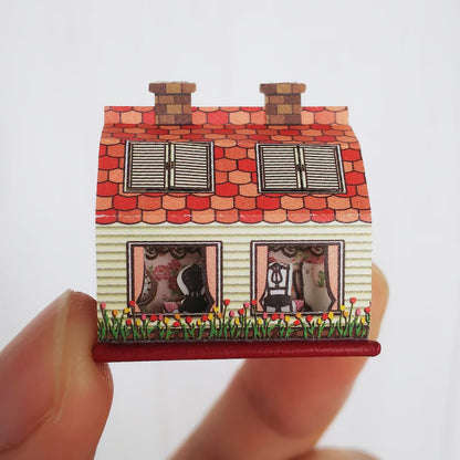 🔥Last Day 50% OFF - 🎀1:12 scale tiny  book houses