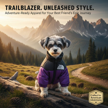 🔥Color-Block Puffer Jacket for Pets - Windproof, Waterproof, Warm & Comfortable