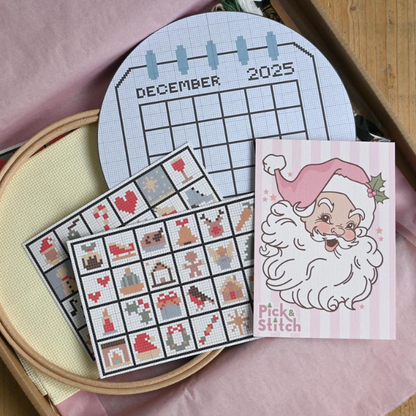 🔥LAST DAY SALE 50% OFF - 🧵Cross Stitch Advent Calendar 2025🎄