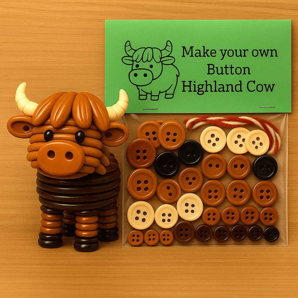 🎄🎁DIY Button Animal Ornaments