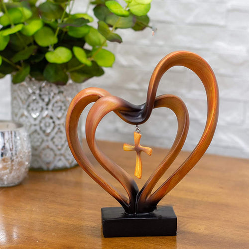 LAST DAY 49% OFF💞Handmade Easter Jesus Entwined Hearts Cross
