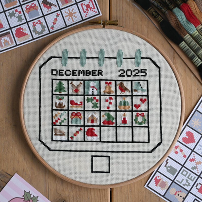 🔥LAST DAY SALE 50% OFF - 🧵Cross Stitch Advent Calendar 2025🎄