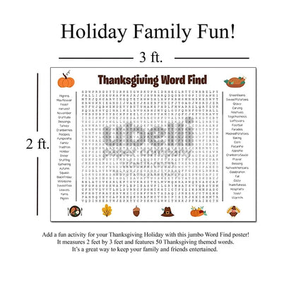 🔥Christmas Early Sale 49% OFF🎁Christmas Word Search Poster(🎉Giant 35"x24" Wall Game)