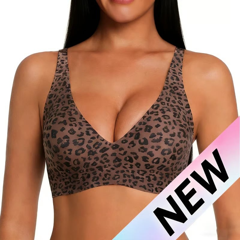 🔥Last Day 49% OFF -NESLEMY Wireless Bra | Comfortable Push-Up, Seamless, Deep V for Daily Wear