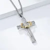 ✝️100% Handmade Crown Of Thorns Cross Necklace