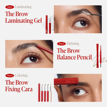 The Brow Fixing Cara | Eyebrow Coloring Mascara with 15° Angled Brush | Long-Lasting, Smudge-Proof, Waterproof | Available in 7 Shades