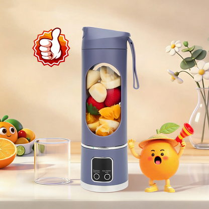 Ultimate Portable Blender! USB Rechargeable & Compact for Smoothies On-The-Go - Perfect Travel, Back To School & Gym! Leak Proof Design, Makes Shakes & Baby Food in Seconds cup juicer rechargeable mini blender vegetable