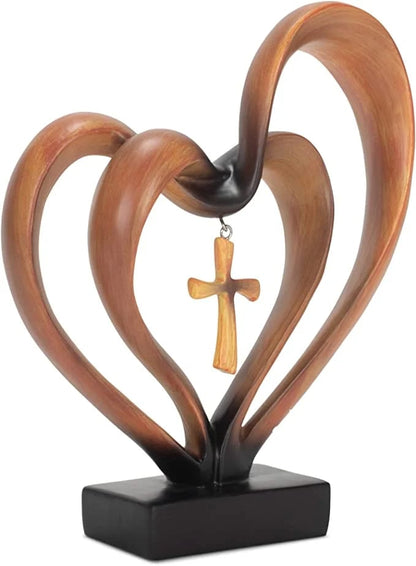 LAST DAY 49% OFF💞Handmade Easter Jesus Entwined Hearts Cross