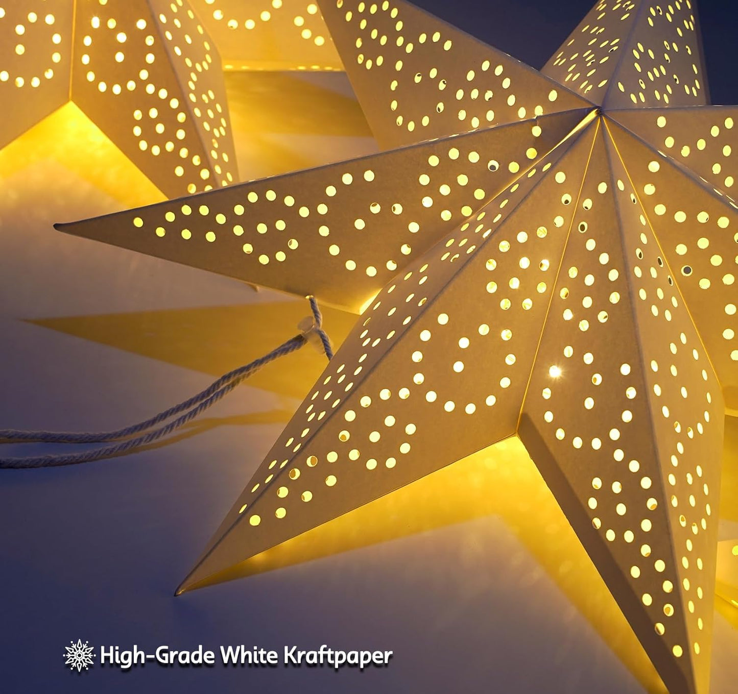 🔥Hot Sale 49% OFF-🎁Paper Star Lantern Lamp ⭐🔥