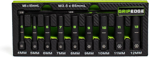 🔩RPT Socket Extractor Set - 9-Pc 1/4" Drive Metric Deep🎁Buy 2 Free Shipping✈️