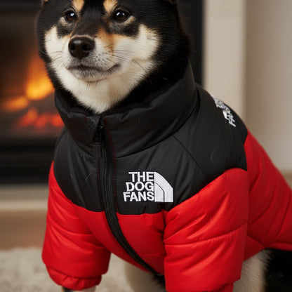 🔥Color-Block Puffer Jacket for Pets - Windproof, Waterproof, Warm & Comfortable