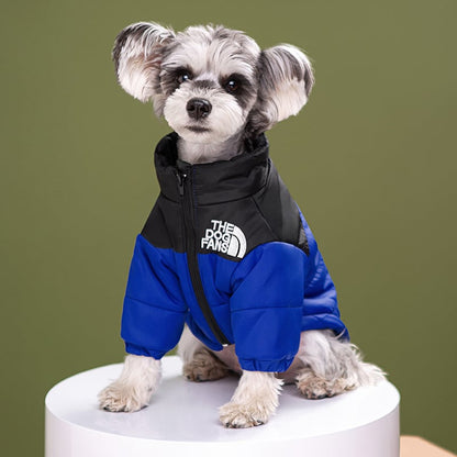 🔥Color-Block Puffer Jacket for Pets - Windproof, Waterproof, Warm & Comfortable