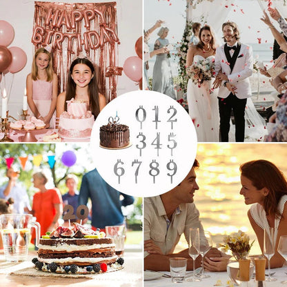 🔥Last Day 49% OFF - 🎂Reusable Birthday Number Candle Holders🎉