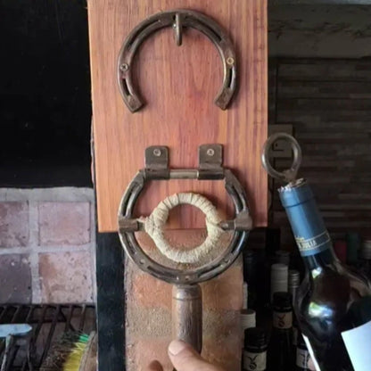 🔥Last Day 50% OFF - 🍷Wall Mounted Horseshoe Bottle Opener