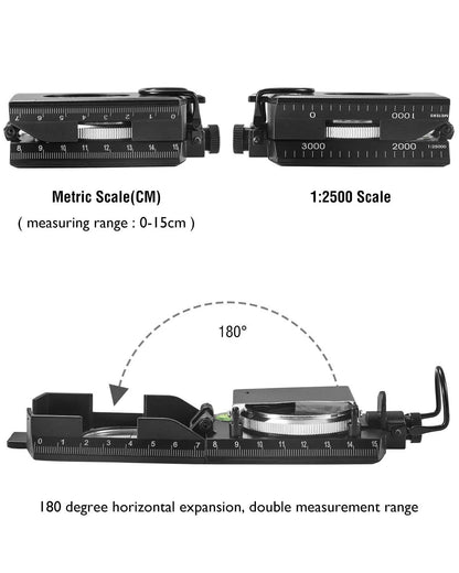 🔥Last Day 49% OFF🎁Multifunctional Military Aiming Navigation Compass Compass