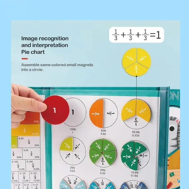 Magnetic Fraction Demonstration Book-102 Pieces!